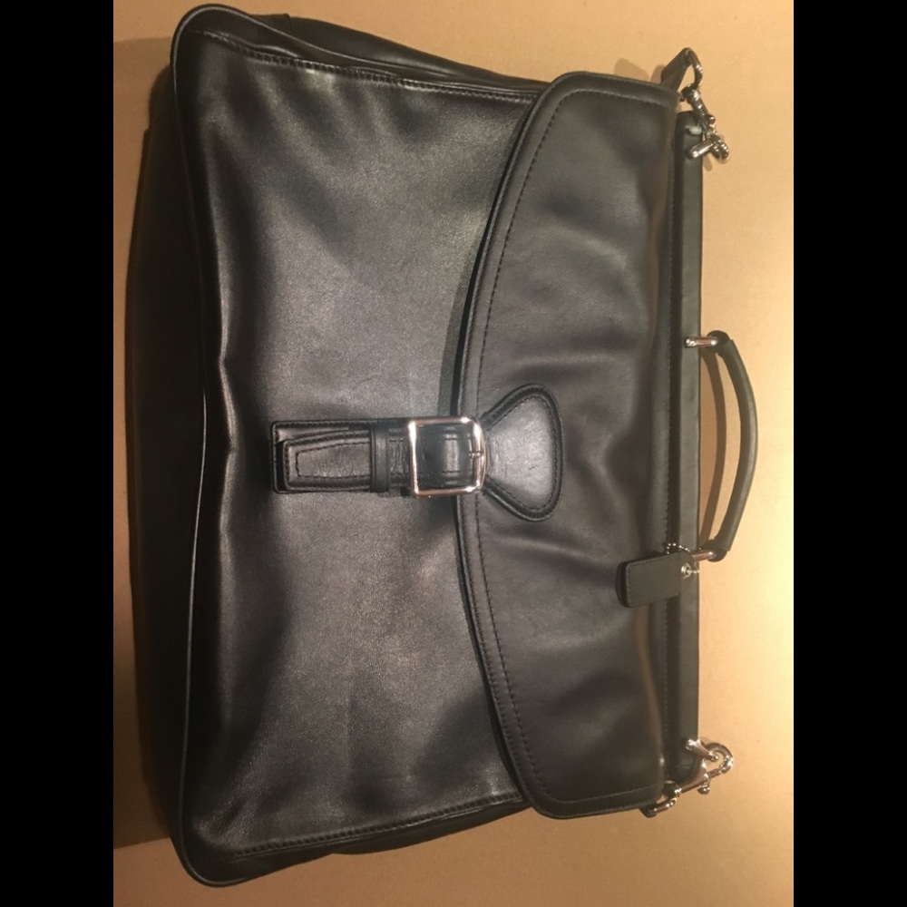 New! COACH Men’s Leather Briefcase